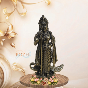 Lord Vel Murugan-Antique Brass Idol