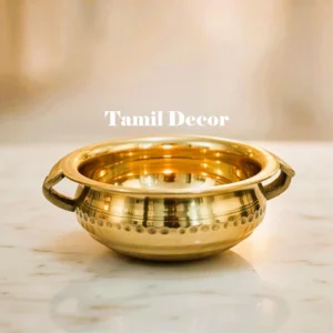 7 inch brass urli bowl traditional home decor