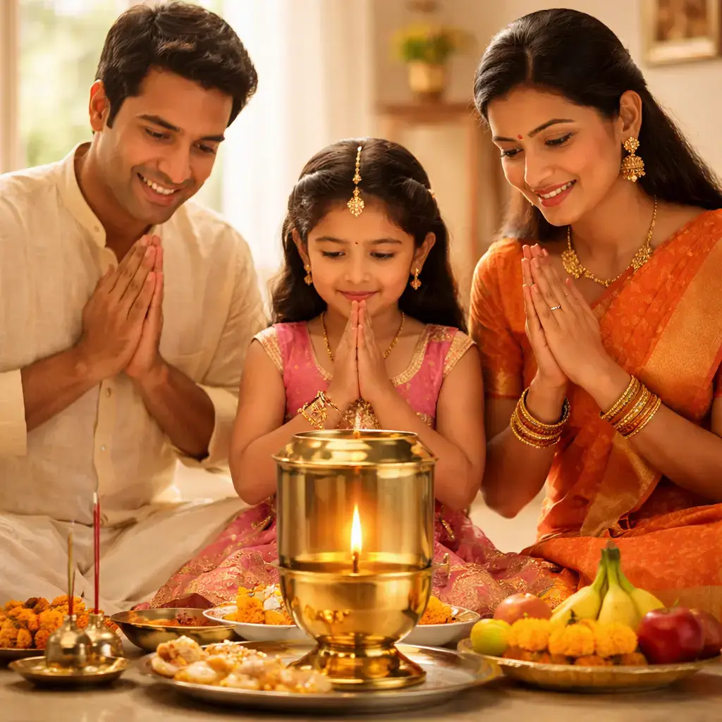 Family Morning Pooja